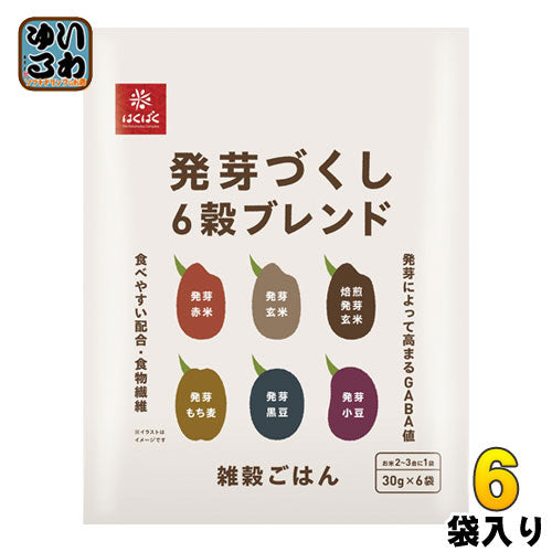 はくばく 発芽づくし6穀ブレンド 180g 6袋入
