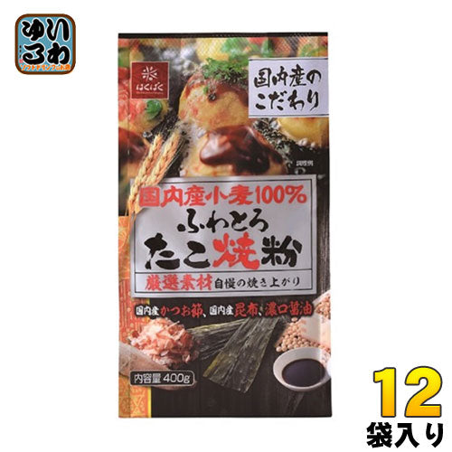 はくばく 国内産小麦 たこ焼粉 400g 12袋入