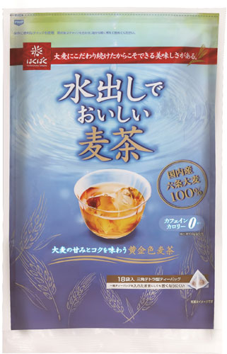 はくばく 水出しでおいしい麦茶 (20g×18袋) 12個入