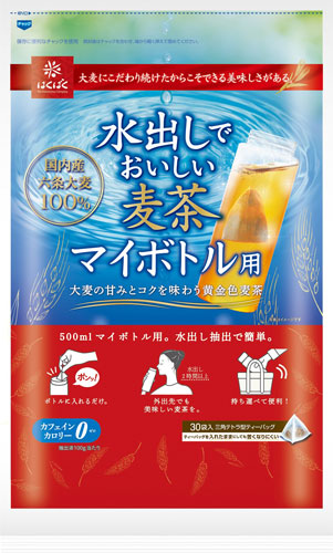 はくばく 水出しでおいしい麦茶マイボトル用 300g 30バッグ×6袋入