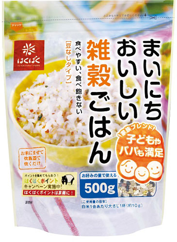はくばく まいにちおいしい雑穀ごはん 500g 6袋入