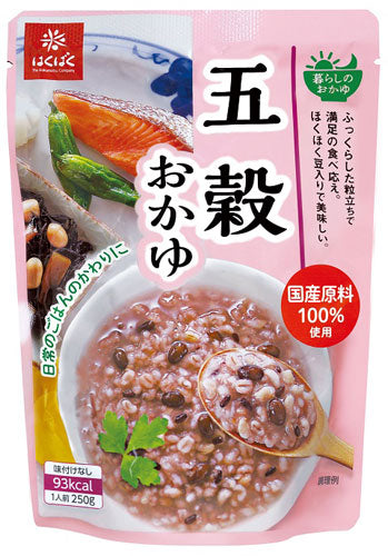 はくばく 五穀おかゆ 250g 24個 (8個入×3 まとめ買い)