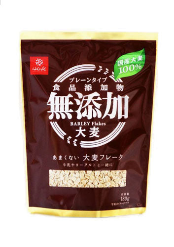 はくばく あまくない大麦フレーク 180g 12袋 (6袋入×2 まとめ買い) 〔大麦〕