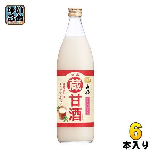 白鶴 蔵甘酒 瓶 940g 6本入 〔甘酒〕