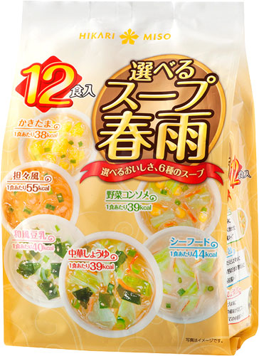 ひかり味噌 選べるスープ春雨 12食×32袋入り 〔スープ春雨〕