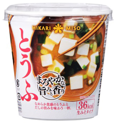 ひかり味噌 カップみそ汁 まろやかな旨みと香り とうふ 120個 (60個入×2 まとめ買い) 〔即席みそ汁 味噌汁 生みそ インスタント 豆腐 カップみそ汁〕