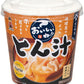 神州一味噌 カップみそ汁 おいしいね!! とん汁 60個 (6個入×10 まとめ買い) 味噌汁 即席 インスタント