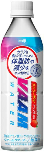 明治 VAAM ヴァームウォーター アップル風味 500ml ペットボトル 48本 (24本入×2 まとめ買い) スポーツドリンク 熱中症対策 特定保健用食品