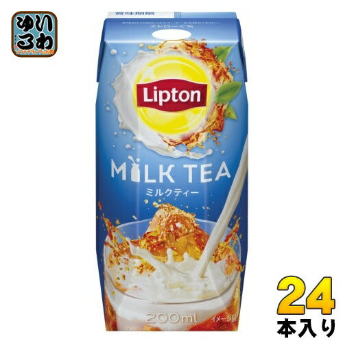 森永乳業 リプトン ミルクティー 200ml 紙パック 24本入 紅茶 常温保存可能