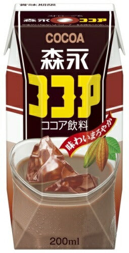 森永乳業 森永ココア 200ml 紙パック 72本 (24本入×3 まとめ買い)