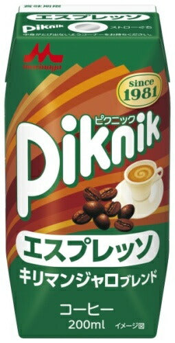森永乳業 ピクニック エスプレッソ 200ml 紙パック 72本 (24本入×3 まとめ買い)