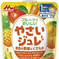 森永乳業 フルーツでおいしいやさいジュレ 黄色の野菜とくだもの 70g パウチ 36個入