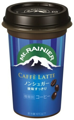 森永乳業 マウントレーニア カフェラッテ ノンシュガー 240ml 20本 (10本入×2 まとめ買い) カフェオレ 乳飲料 ノンシュガー