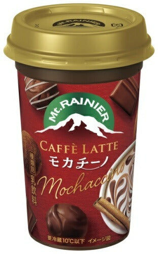 森永乳業 マウントレーニア カフェラッテ モカチーノ 240ml 30本 (10本入×3 まとめ買い) カフェオレ 乳飲料 チルド品 冷蔵品