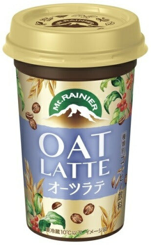 森永乳業 マウントレーニア オーツラテ 240ml 30本 (10本入×3 まとめ買い) コーヒー飲料 珈琲 カフェオレ カップ
