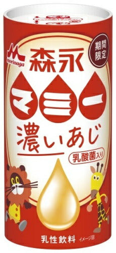 森永乳業 森永マミー 濃いあじ 195ml カート缶 18本入 乳性飲料 マミー 期間限定 乳酸菌入り 濃い味