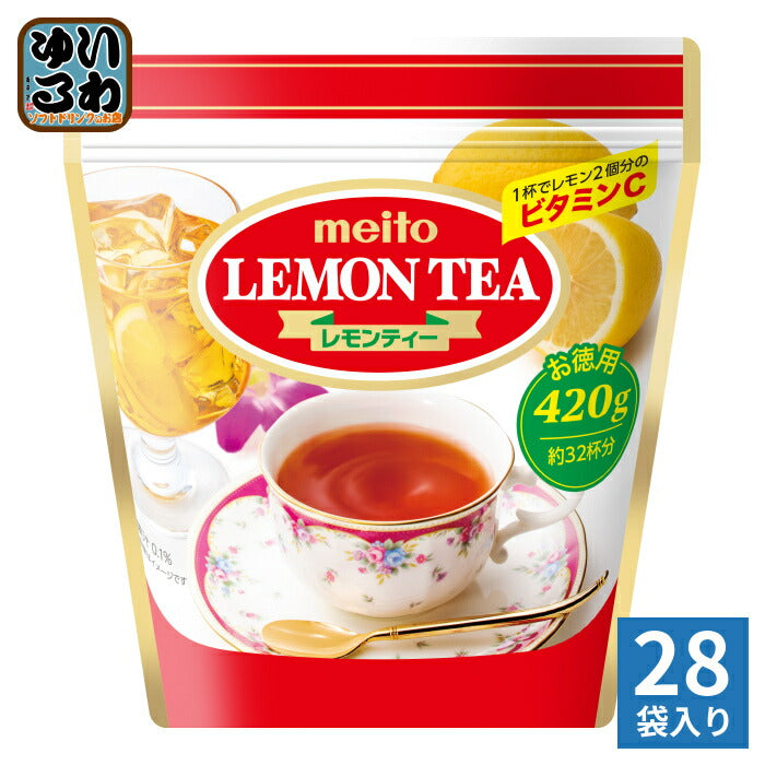 名糖産業  レモンティー 420g 28袋入 (7袋×4 まとめ買い) 紅茶 粉末 インスタント