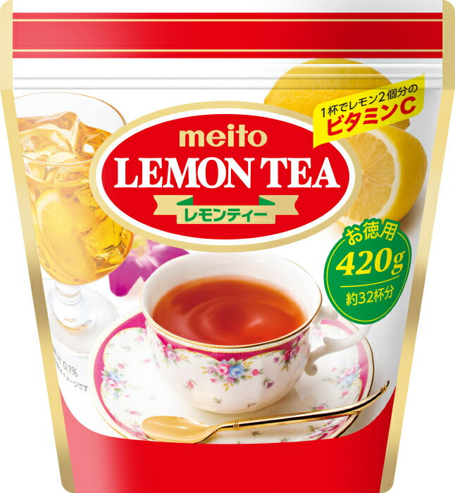名糖産業  レモンティー 420g 28袋入 (7袋×4 まとめ買い) 紅茶 粉末 インスタント