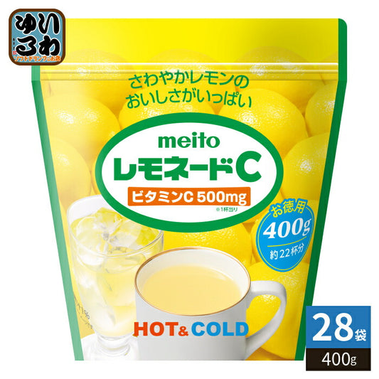 名糖産業 レモネードC 400g 28袋入 (7袋×4 まとめ買い) 果汁飲料 インスタント 粉末 ビタミン