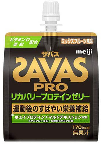明治 ザバス リカバリープロテインゼリー 180g パウチ 30個入