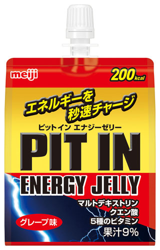 明治 ピットイン エナジーゼリー 180g パウチ 30個入 〔ゼリー飲料〕