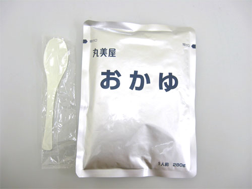 丸美屋 備蓄用 おかゆ（スプーン付き） 280g 40個 (20個入×2 まとめ買い) 〔長期保存 非常食 防災 レトルト 保存食 粥〕