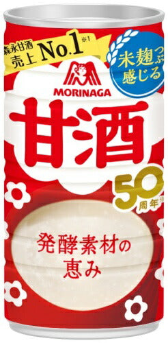 森永製菓 甘酒 190g 缶 60本 (30本入×2 まとめ買い) あまざけ 酒麹 あま酒