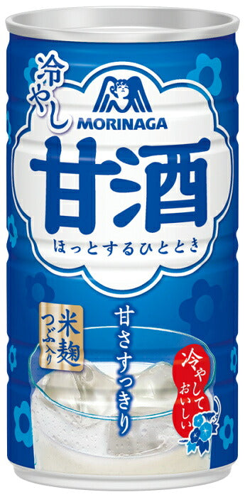 森永製菓 冷やし甘酒 190g 缶 60本 (30本入×2 まとめ買い) あまざけ ひやし甘酒