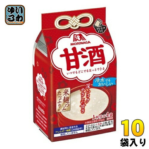 森永製菓 フリーズドライ 甘酒 4食×10袋入 あまざけ あま酒