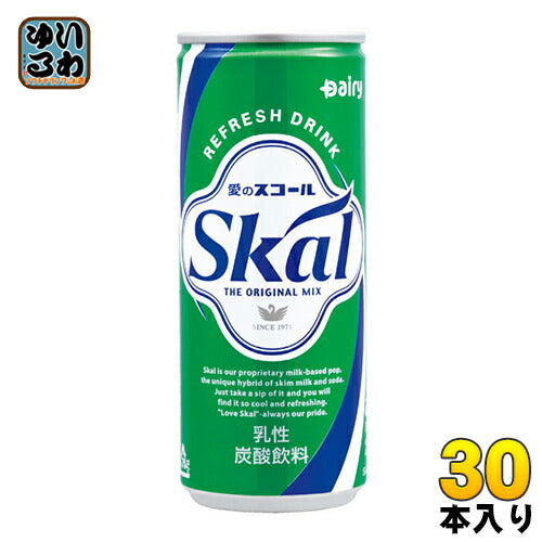 南日本酪農 スコール ホワイト 250ml 缶 30本入 〔乳性飲料〕