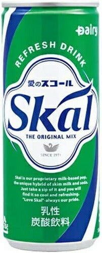 南日本酪農 スコール ホワイト 250ml 缶 40本 (20本入×2 まとめ買い) 炭酸飲料