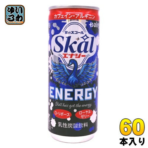 南日本酪農 スコール エナジー 250ml 缶 60本 (20本入×3 まとめ買い) 炭酸飲料 エナジードリンク