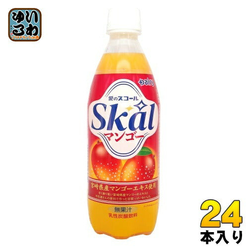 南日本酪農 スコール マンゴー 500ml ペットボトル 24本入 乳性炭酸飲料 無果汁