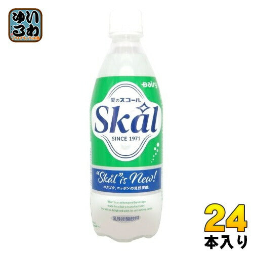 南日本酪農 スコールホワイト 500ml ペットボトル 24本入 炭酸飲料 愛のスコール 乳性炭酸