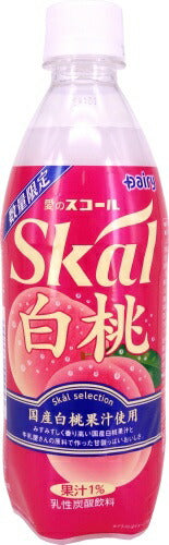 南日本酪農 スコール 白桃 500ml ペットボトル 24本入 炭酸飲料