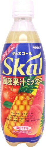 南日本酪農 スコール国産果汁ミックス 500ml ペットボトル 24本入 乳性炭酸 炭酸飲料 数量限定