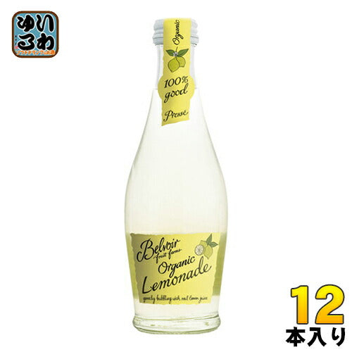 ユウキ食品 プレッセ オーガニックハンドメイドレモネード 250ml 瓶 12本入 〔炭酸飲料〕