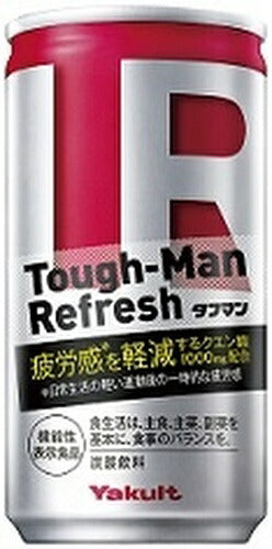 ヤクルト タフマン リフレッシュ 190g 缶 30本入 機能性 炭酸飲料 栄養ドリンク