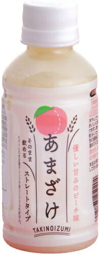 山田酒造食品 あまざけ ピーチ 200ml ペットボトル 40本 (20本入×2 まとめ買い) 甘酒 腸活 あま酒