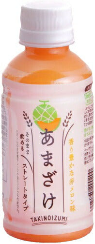 山田酒造食品 あまざけ 赤メロン 200ml ペットボトル 40本 (20本入×2 まとめ買い) 甘酒 腸活 あま酒