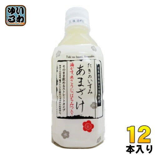 山田酒造食品 たきのいずみ あまざけ 350ml ペットボトル 12本入 甘酒 滝の泉 吟醸酒粕 米こうじ スッキリ飲みやすい
