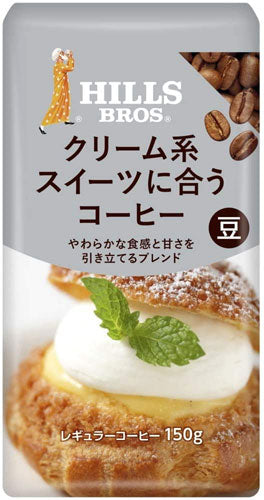 UCC ヒルス クリーム系スイーツに合うコーヒー (豆) 150g 12袋(6袋入×2 まとめ買い)