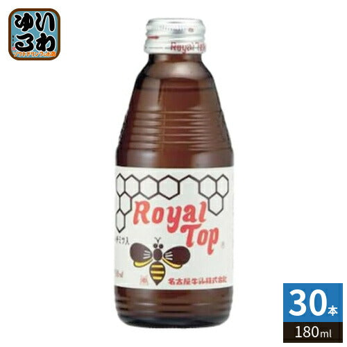 名古屋牛乳 ローヤルトップ 180ml 瓶 30本入 炭酸飲料 Royal Top ハチミツ ビタミン
