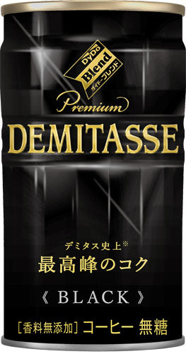 ダイドーブレンド プレミアム デミタス ブラック 150g 缶 30+5本入り 〔コーヒー〕