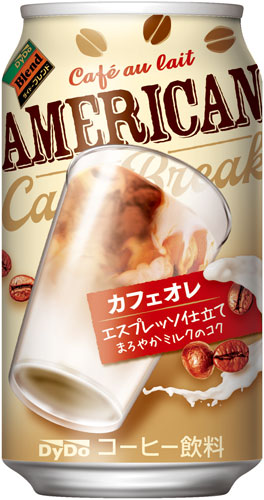 ダイドーブレンド アメリカンカフェオレ 340g 缶 48本 (24本入×2 まとめ買い) 〔コーヒー〕