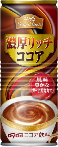 ダイドー コクグランタイム 濃厚リッチココア 210g 缶 60本 (30本入×2 まとめ買い)