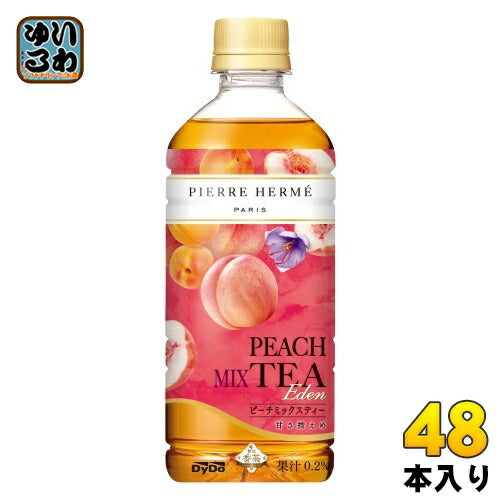 ダイドー ピエール・エルメ×贅沢香茶ピーチミックスティー 500ml ペットボトル 48本 (24本入×2 まとめ買い) 〔紅茶〕