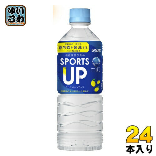 ダイドー miu ミウ スポーツアップ 550ml ペットボトル 24本入 スポーツドリンク 機能性表示食品 SPORTS UP