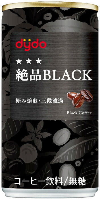 ダイドー ダイドーブレンド 絶品ブラック 185g 缶 30本入 缶コーヒー コーヒー飲料 無糖コーヒー
