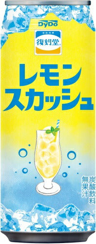 ダイドー 復刻堂 レモンスカッシュ 500ml 缶 24本入 炭酸飲料 レスカ 無果汁